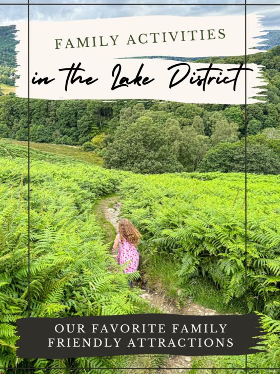 A little girl hikes in the lake district, what to do with your kids in england and the lake districts.